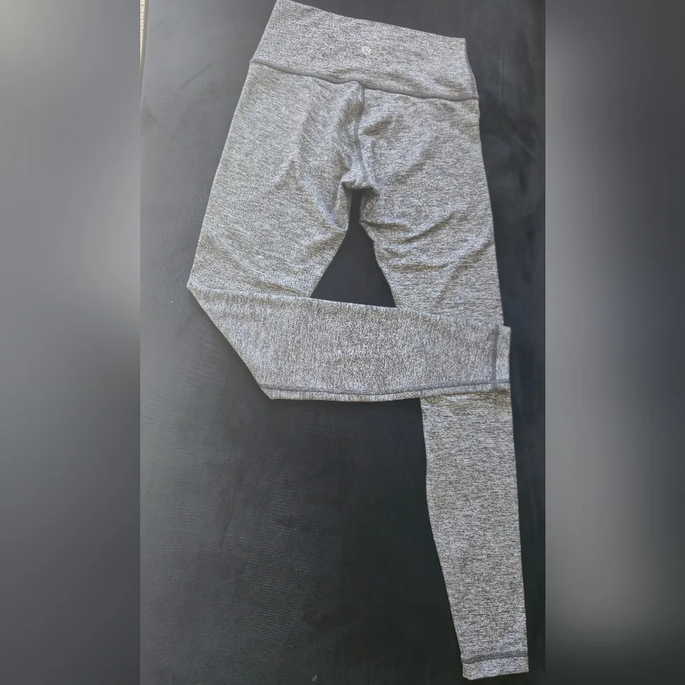 Lululemon Wunder Undet High Rise  Gray Leggings